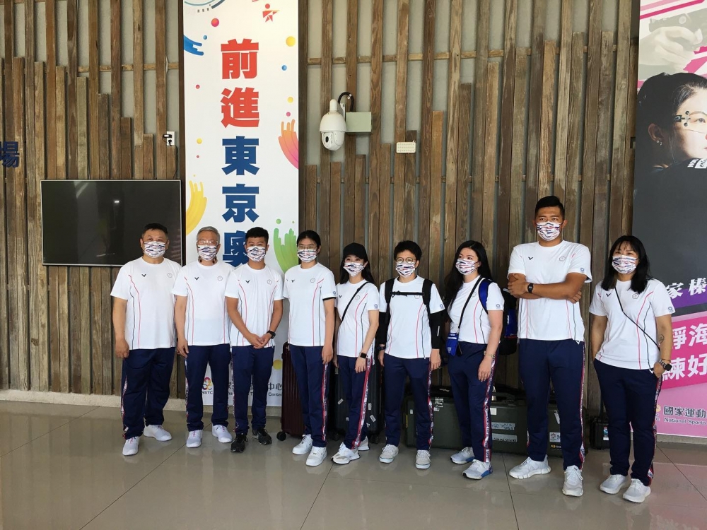 台灣參加東奧的選手19日陸續搭機抵達日本。（取自國家運動訓練中心臉書）