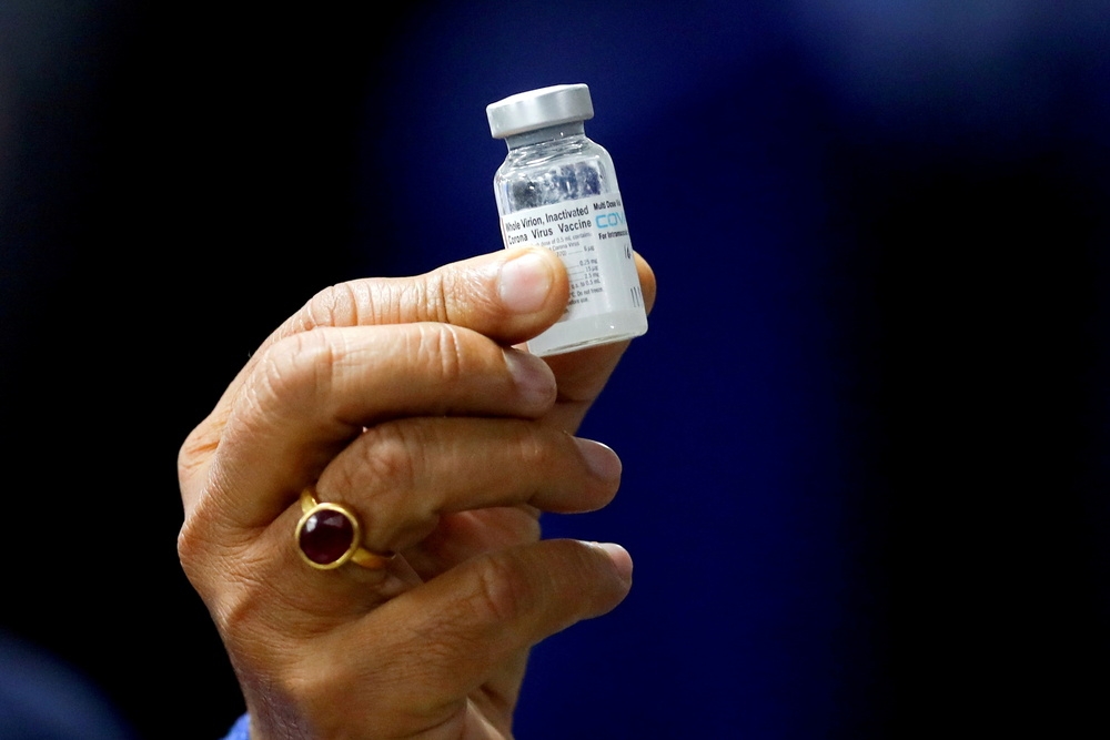 印度巴拉特生物研发的Covaxin新冠疫苗。（汤森路透）(photo:UpMedia)