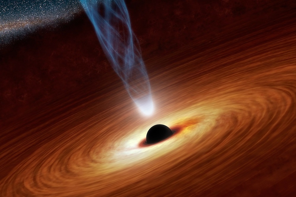 美國史丹佛大學首次觀測到黑洞背後有光。（Pixabay）