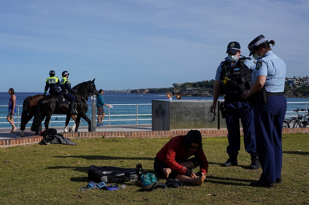 澳洲将派遣三百位国防军前往雪梨，帮助警方执行封城措施。（汤森路透）(photo:UpMedia)