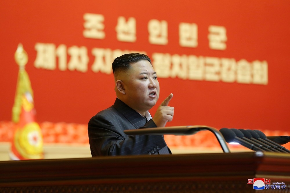 北韓豪雨釀災，最高領導人金正恩下令軍隊賑災。（湯森路透）