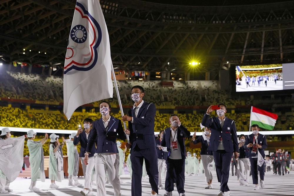 東京奧運會一開幕，國際媒體就持續地對「中華台北」進行一連串奇奇怪怪的「正名」運動。（湯森路透）