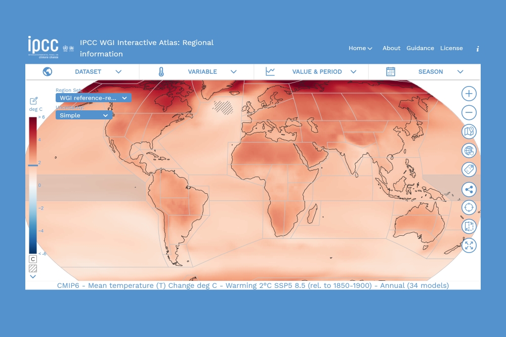 聯合國氣候變遷小組發布關於氣候變遷物理科學的最新報告。（翻攝自IPCC）
