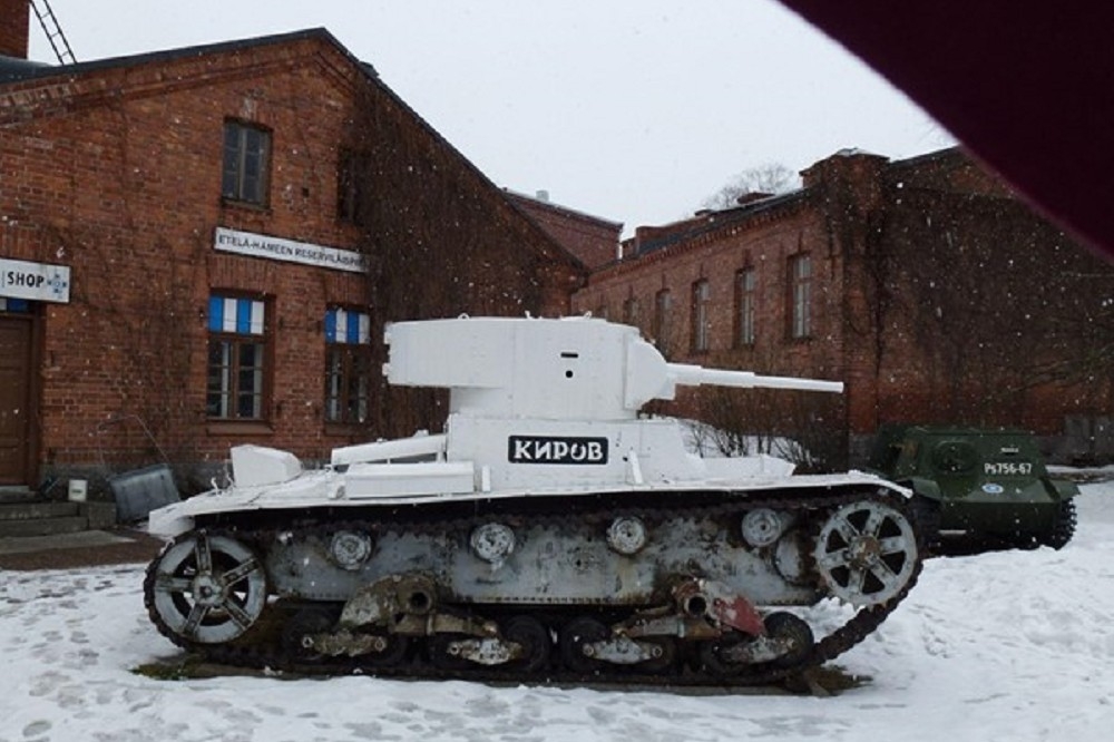 蘇聯在抗戰中曾經援華的T-26戰車（作者提供）