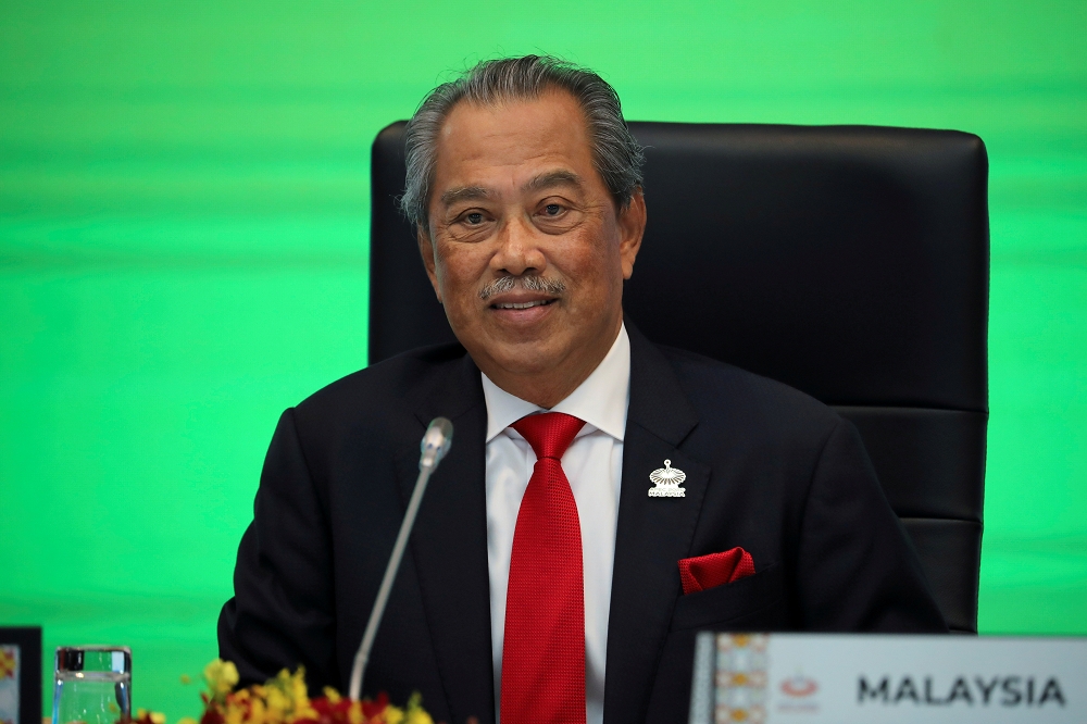 馬來西亞首相慕尤丁。（湯森路透）