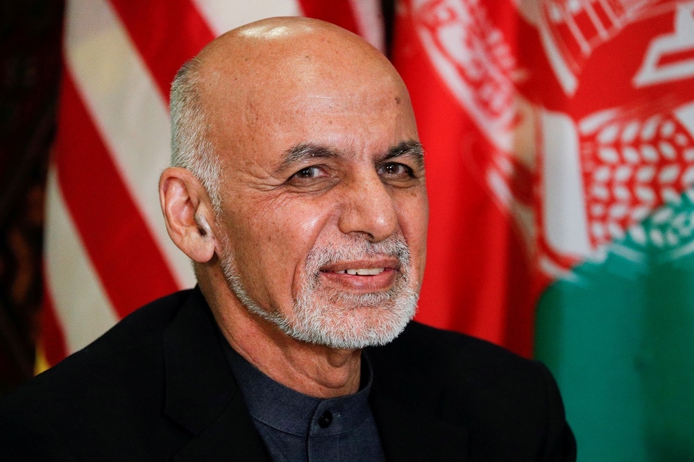 阿富汗總統賈尼。（湯森路透）