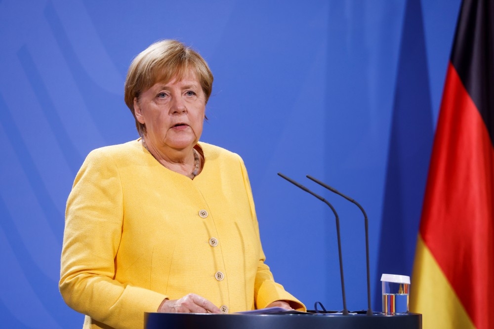 德国总理梅克尔（Angela Merkel）16日于基民盟（CDU）的闭门会议中表示，德国应撤离1万名阿富汗人。（汤森路透）(photo:UpMedia)