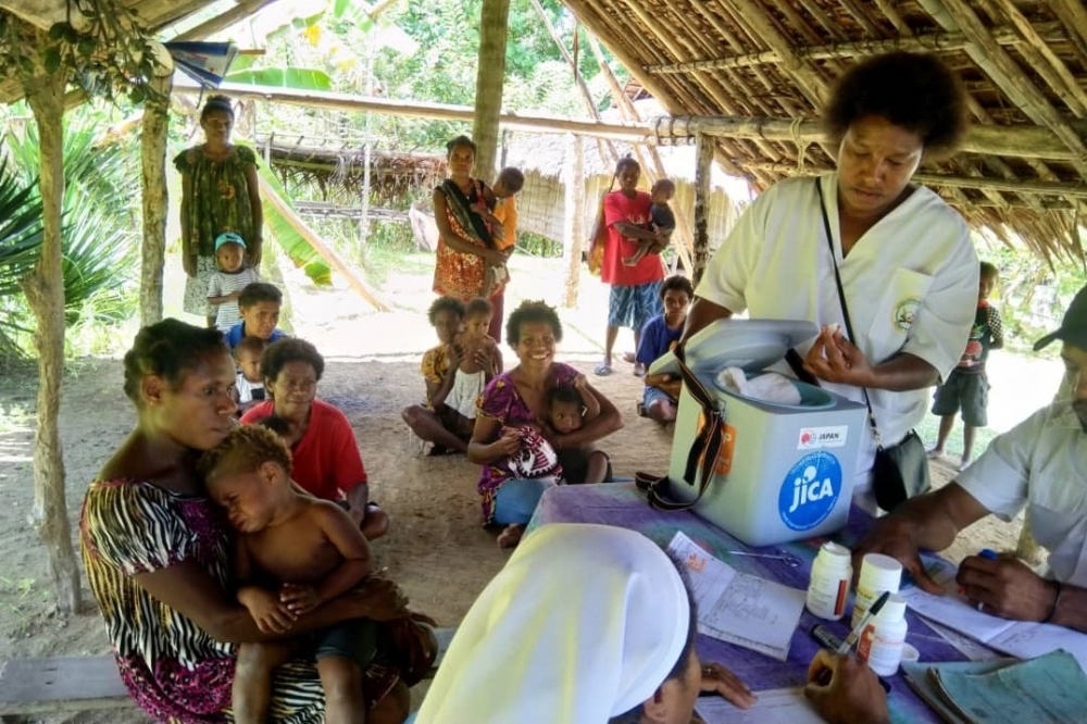 巴布亞紐幾內亞（Papua New Guinea）官員擔心Delta變種病毒已在其境內傳播。（取自聯合國兒童基金會（UNICEF）推特）