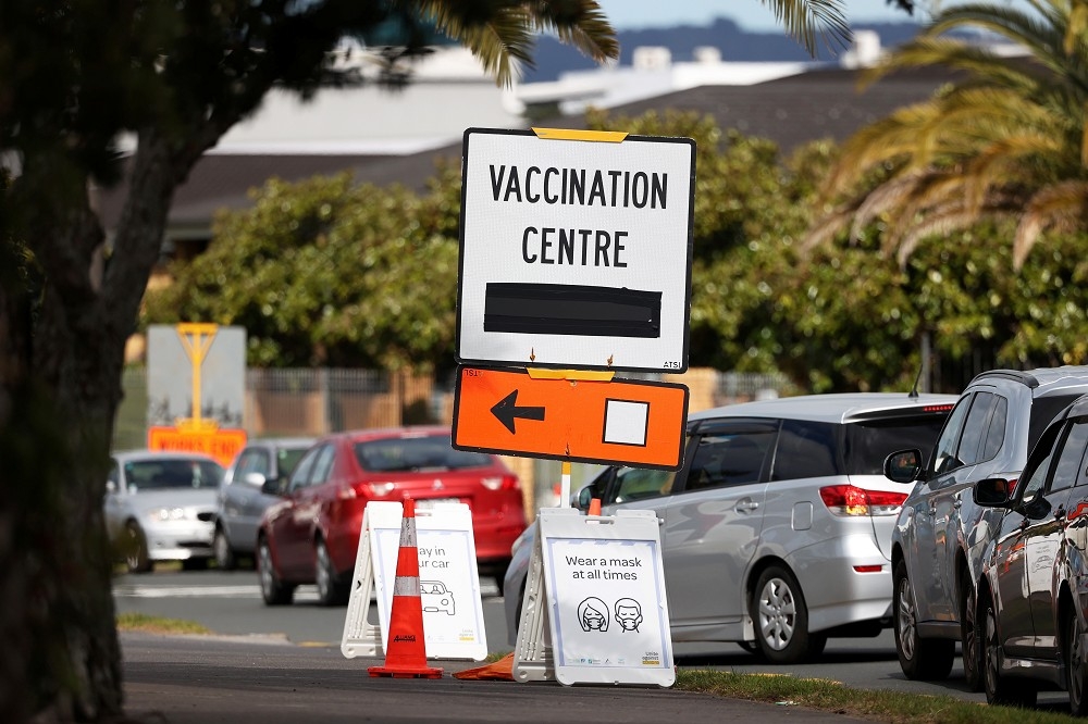 紐西蘭出現輝瑞疫苗施打後死亡的案例。（湯森路透）