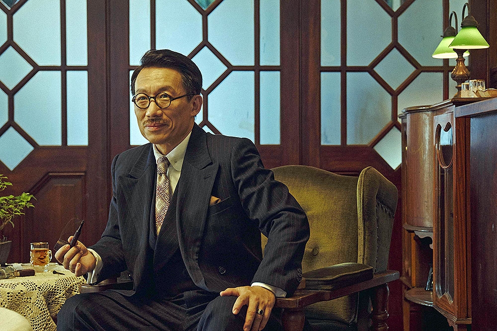 郭子乾在《茶金》飾演茶葉大王吉桑，曾是全臺最大茶葉出口商日光公司的董事長。（公視提供）