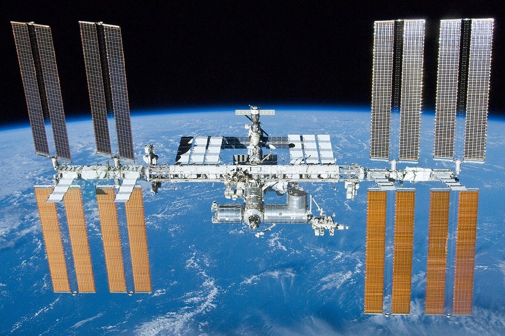 國際太空站。（維基百科）