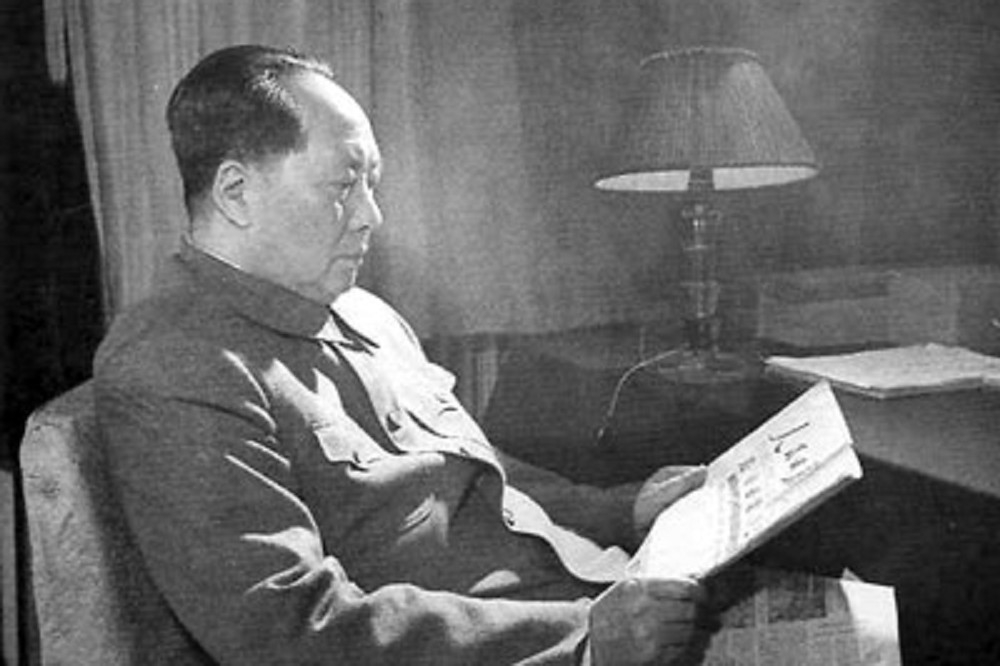 毛澤東攝於1961年（取自維基百科）