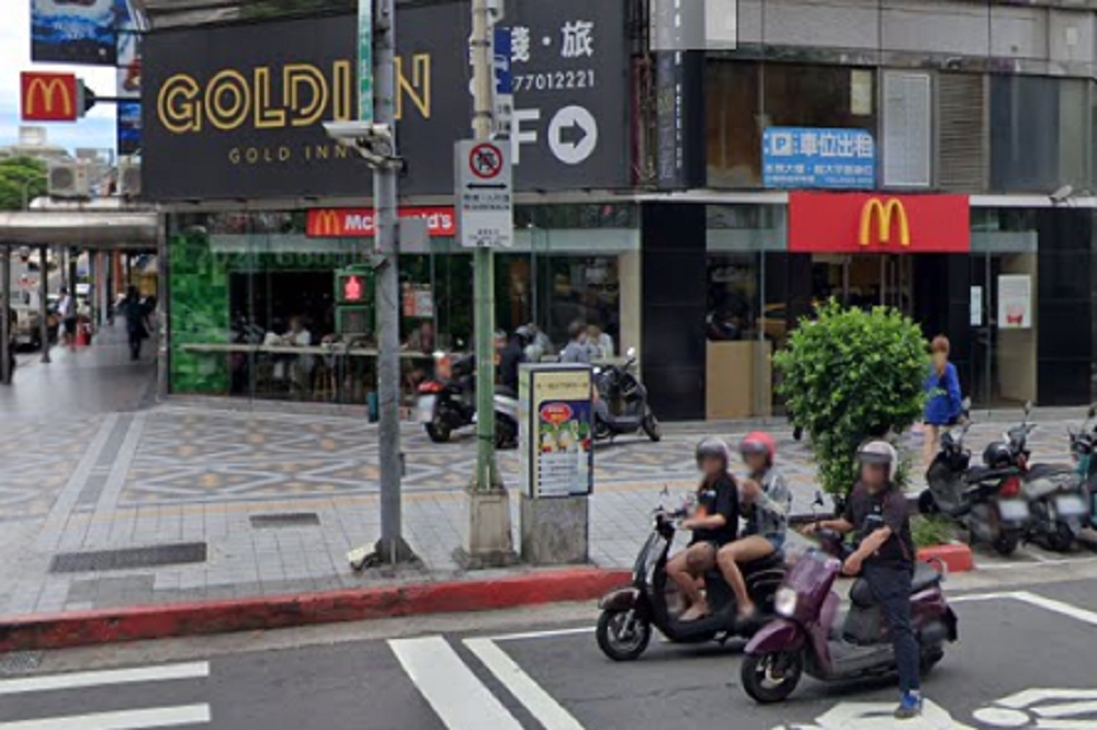 北市12日新增1例確診個案，台灣麥當勞證實確診者為林森三店女員工。（取自Google  Ｍaps）