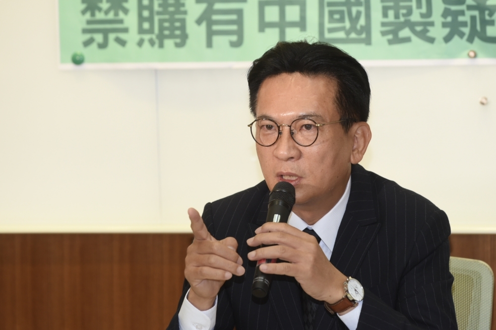 民進黨立委林俊憲指出，代表處正名消息流出，其實是美國傳達「台灣不在談判桌」上。（資料照片／蔣銀珊攝）