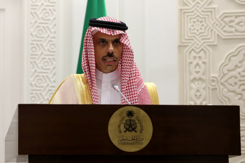 沙乌地阿拉伯外交部长费瑟（Faisal bin Farhan Al Saud）证实，沙国与伊朗官员举行会谈。（汤森路透）(photo:UpMedia)