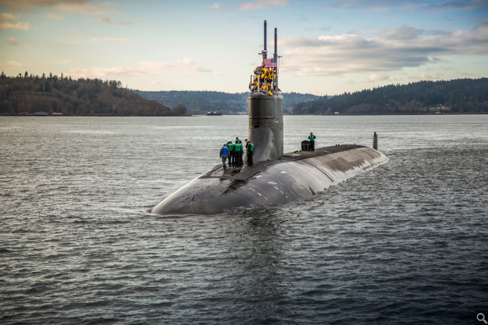 美國海狼級核潛艦「康乃狄克號」。（取自美國太平洋艦隊官網）