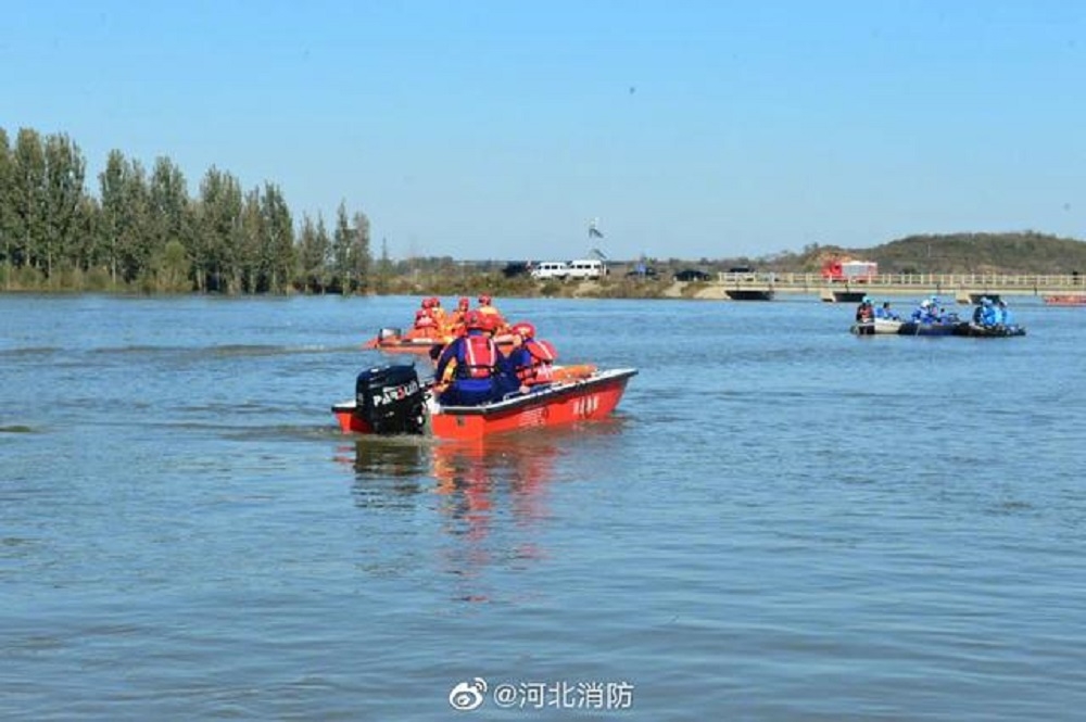 河北省出動搜救隊伍前往支援。（截取自河北消防）