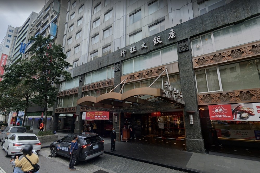 台中市確診個案曾到北市神旺飯店內的餐廳用餐。（擷自Google Maps）