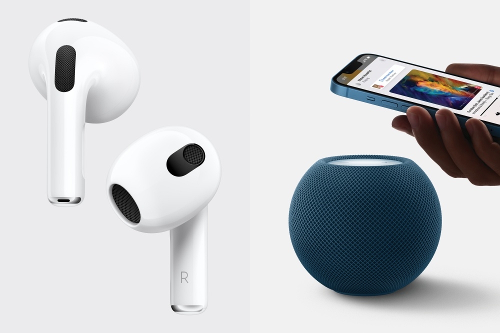 第二代AirPods 降價！蘋果推出全新三色HomePod mini、 第三代AirPods