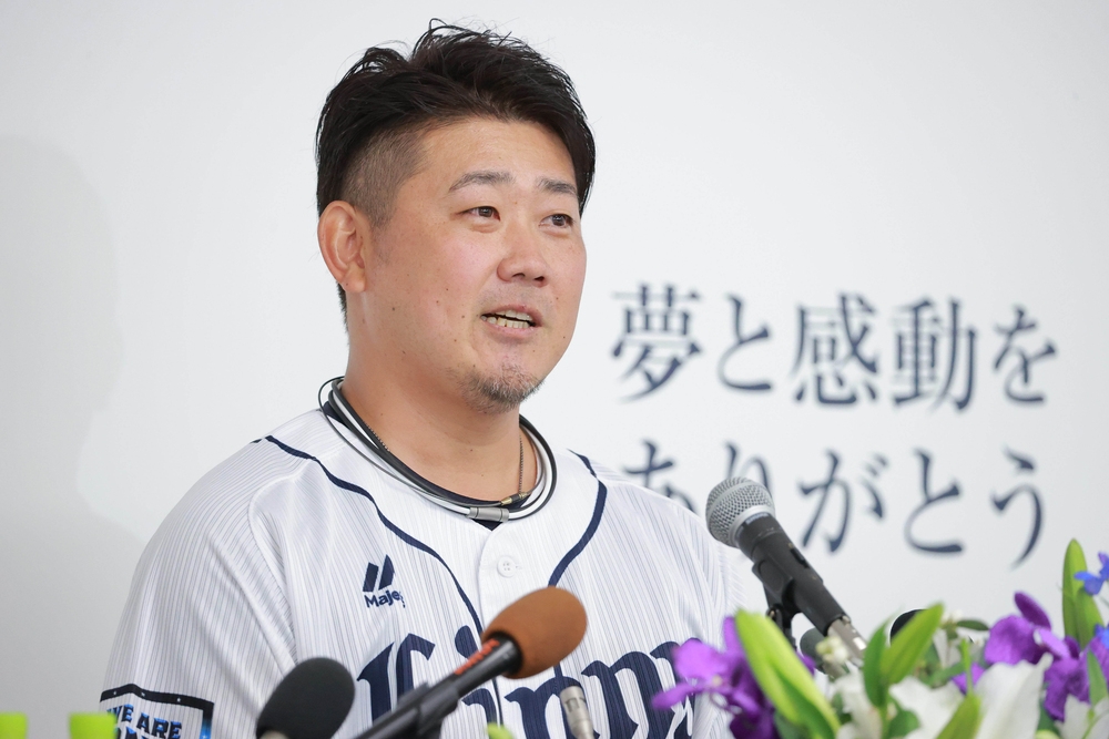 松坂大輔19日宣布正式從球員身份退役。（湯森路透）
