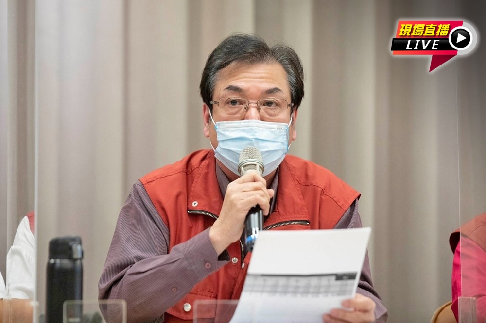 新北市副市長劉和然20日談最新疫情。（新北市政府提供）