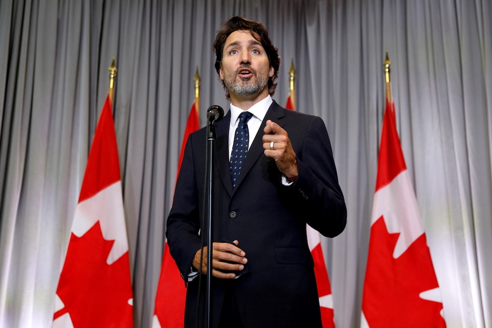 總理杜魯道有信心其他國家會接受加拿大的疫苗護照。（湯森路透）