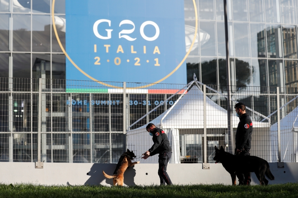 2021年度的G20峰會即將在羅馬La Nuvola會議中心舉辦。（湯森路透）