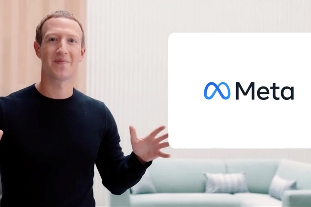 祖克柏宣布臉書更名為Meta。（湯森路透）