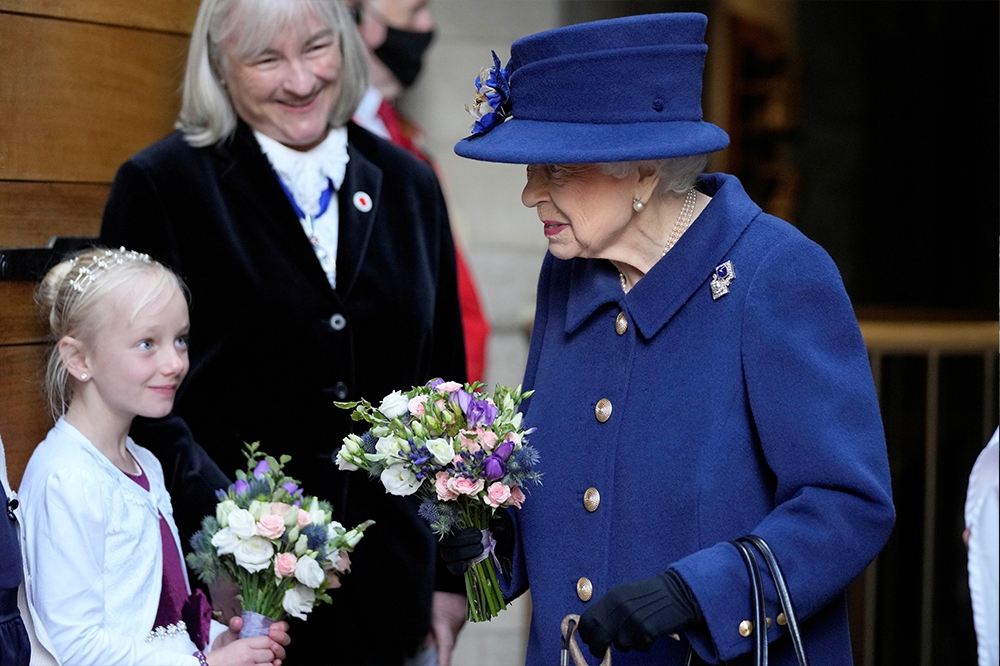 95歲高齡的英國女王伊莉莎白二世最近接連取消實體行程。（湯森路透）
