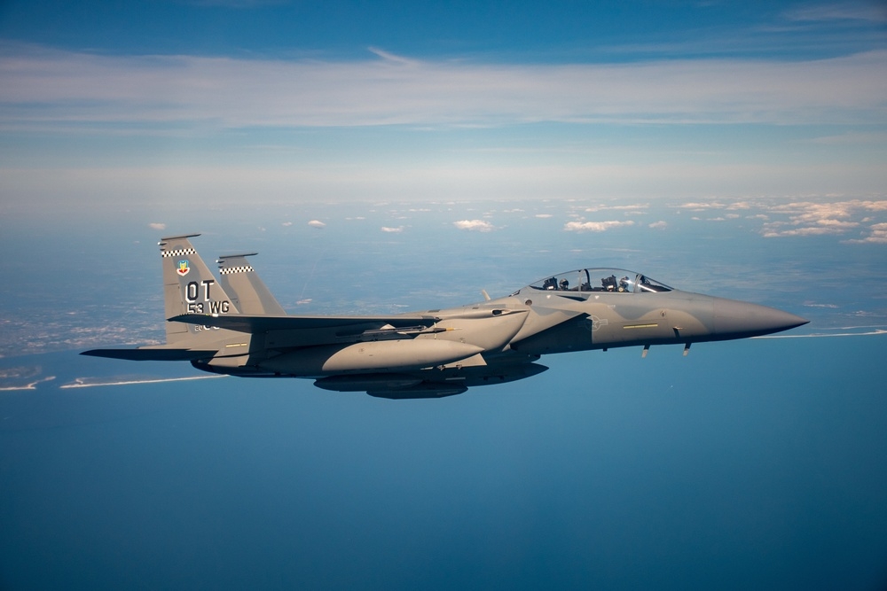 首批F-15EX戰機飛往佛州基地進行測試。（圖片取自美國空軍）