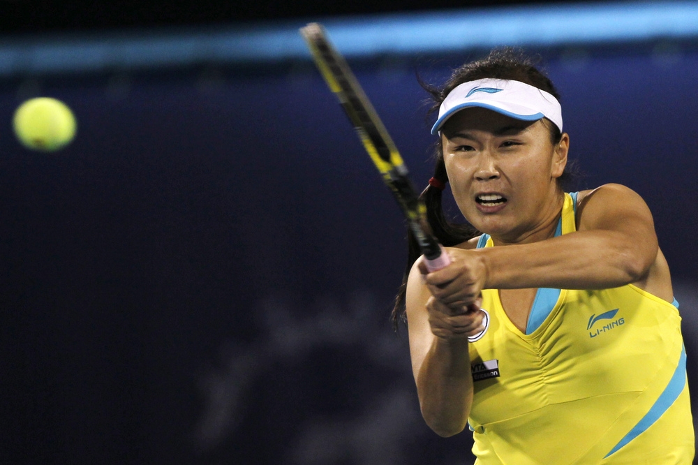 曾获得法网、温网女子双打冠军的中国选手彭帅。（汤森路透）(photo:UpMedia)
