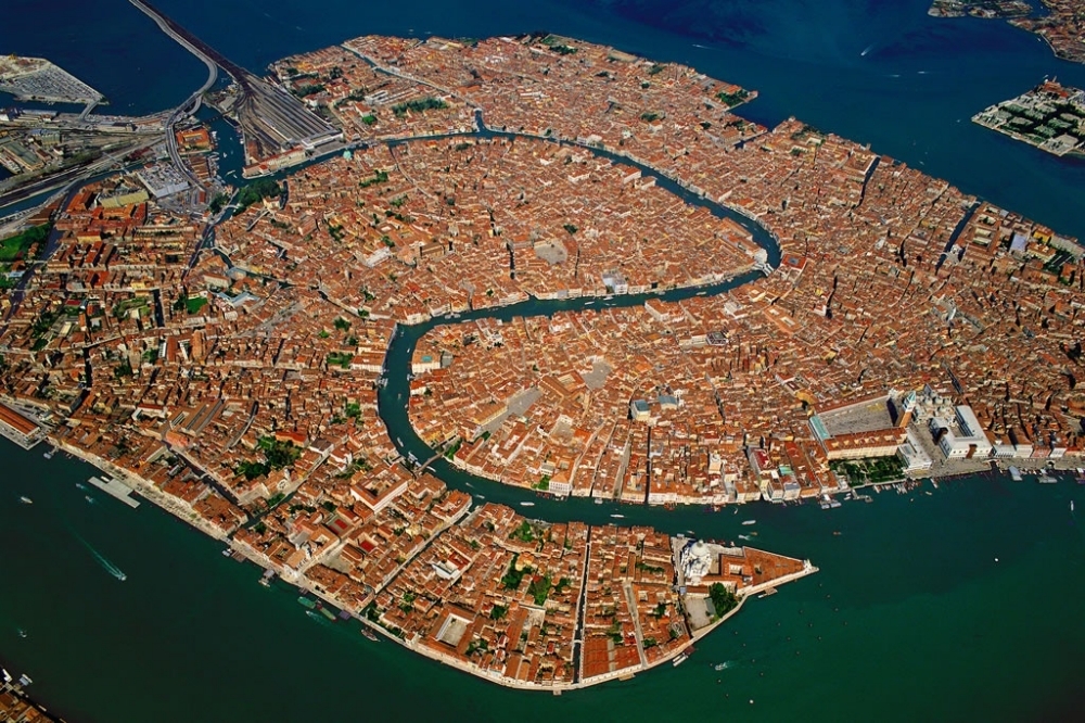 威尼斯空拍圖。（CC0 1.0）