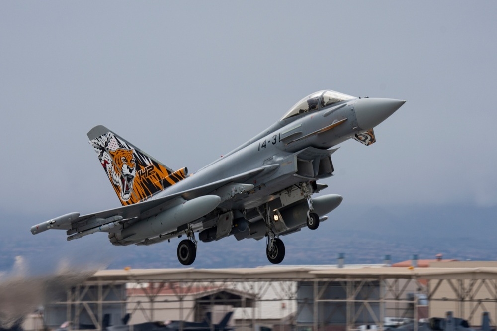 西班牙空軍現役「颱風」戰機。（圖片取自美軍DVIDS系統）