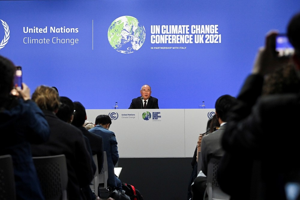 中國在聯合國氣候峰會的代表解振華。（湯森路透）