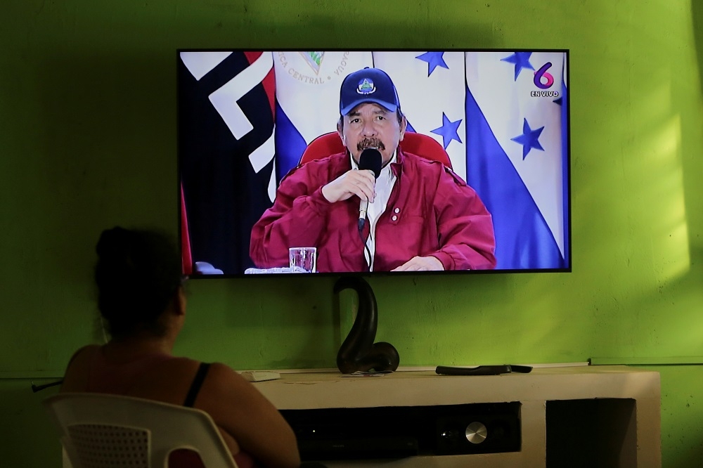尼加拉瓜總統奧蒂嘉連任第四屆總統。（湯森路透）