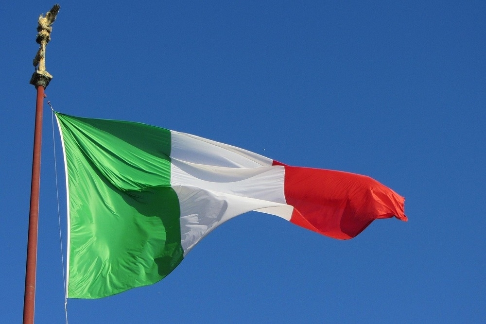 義大利國旗。（pixabay）