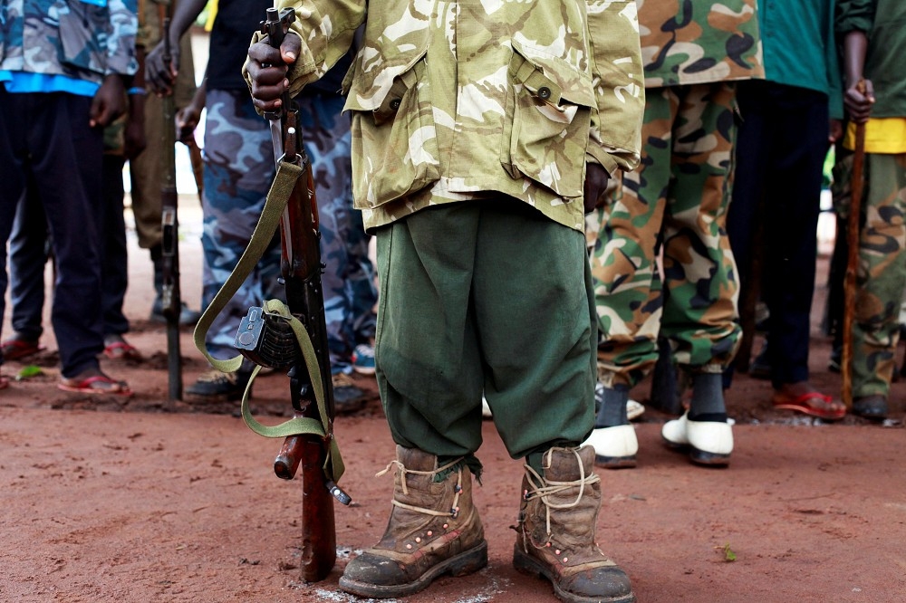 中西非洲地區童兵情況嚴重。（湯森路透）