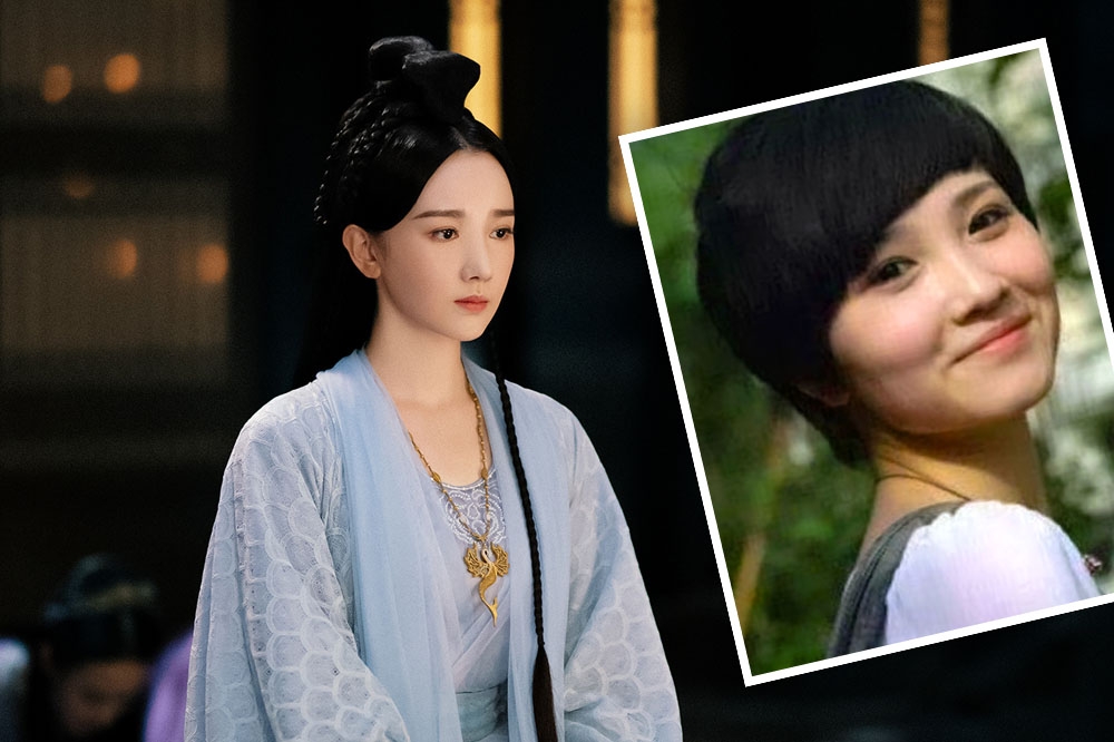 中國女星陳小紜在《斛珠夫人》飾演楚楚可憐的緹蘭公主，網友則挖出她過去曾透過整骨來瘦臉。（取自微博）