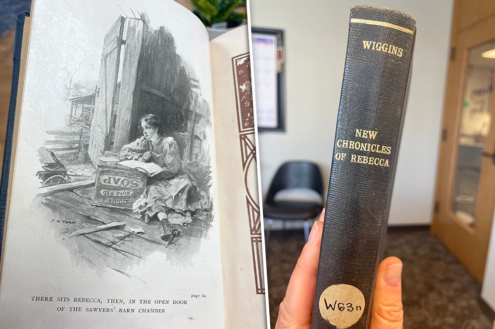 逾期111年歸還的《麗貝卡的新編年史》。（取自臉書Boise Public Library）