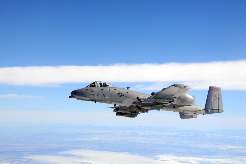执行飞行任务的现役A-10攻击机。（图片取自美国空军）(photo:UpMedia)
