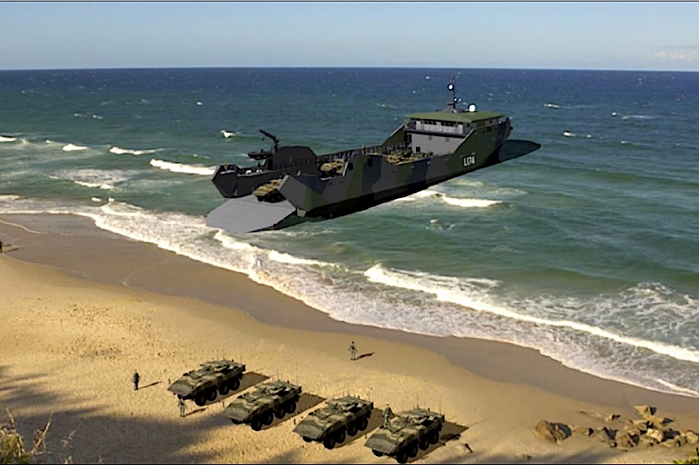 美国轻型两栖登陆舰。（美国海军）(photo:UpMedia)