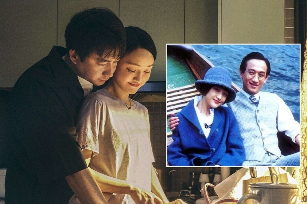 中國女星周迅與黃磊1999年在陸劇《人間四月天》，演出徐志摩與林徽音的愛情（右圖）令人難忘，兩人多年後再合作新戲《小敏家》（左圖）默契依舊。（右圖取自劇照，左圖取自小敏家微博）