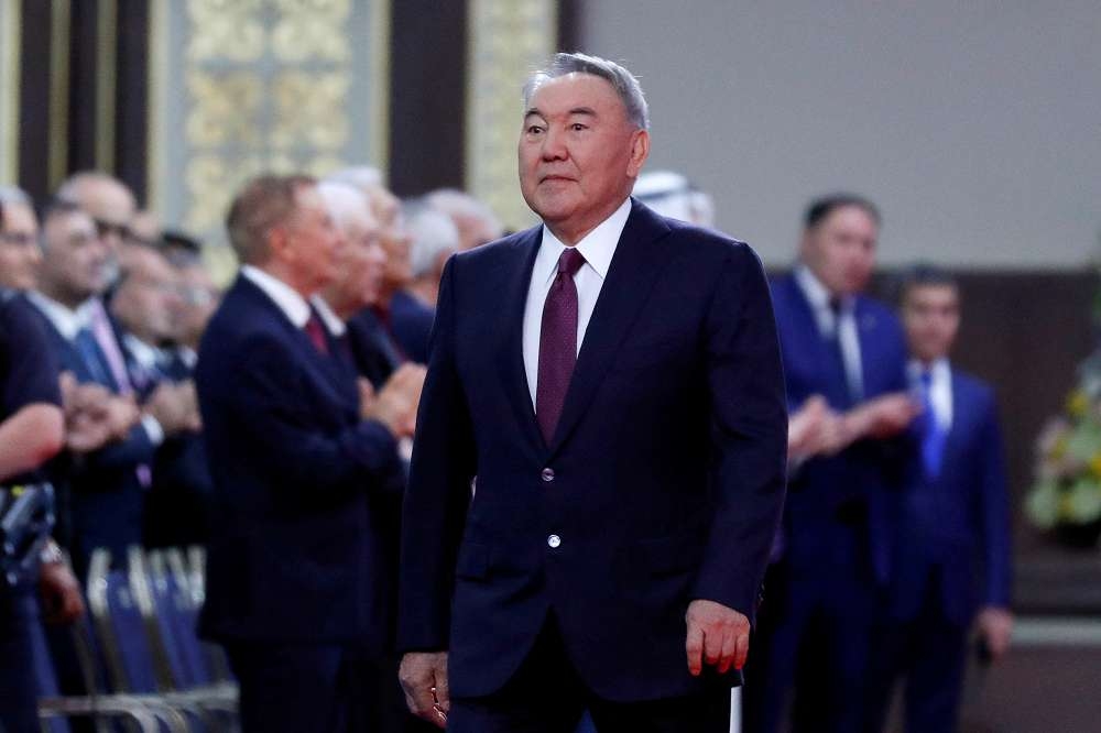 統治哈薩克將近30年的納扎爾巴耶夫。（湯森路透）