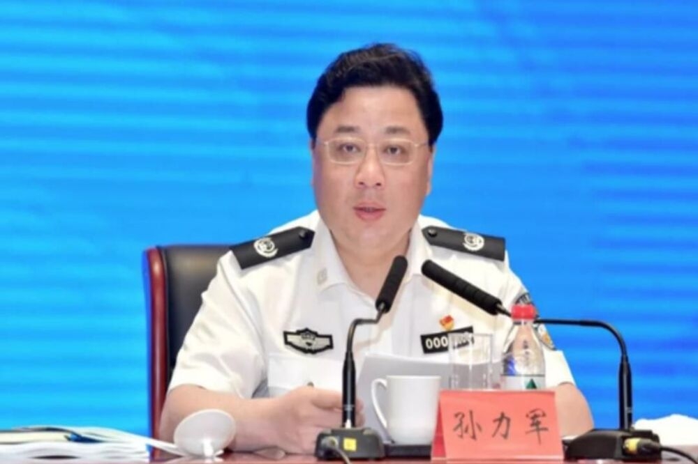 中國前公安部副部長孫力軍。（圖片取自微博）