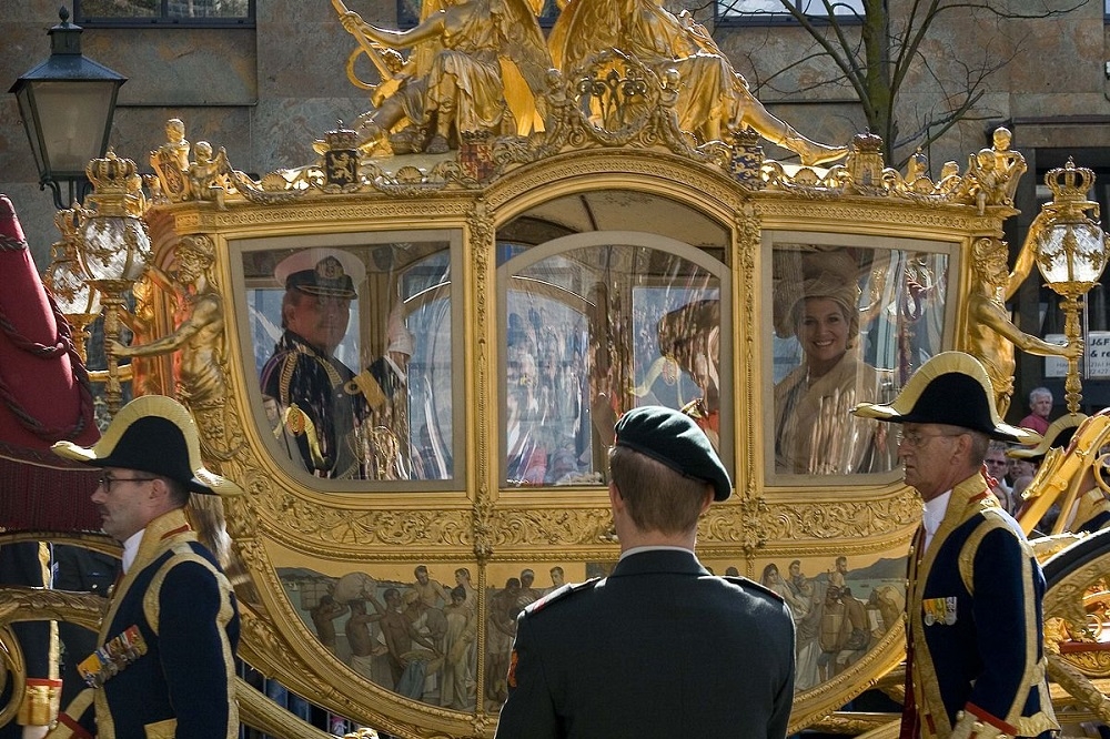 荷蘭皇家黃金馬車示意圖。（Toni/Flickr＠CC BY 2.0）