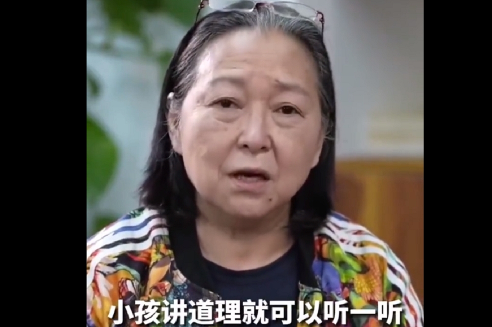資深藝人方芳近日上中國官媒訪談節目時，竟主張要中國教訓台灣，遭台灣網友及多位政壇人士砲轟。（擷取自微博）