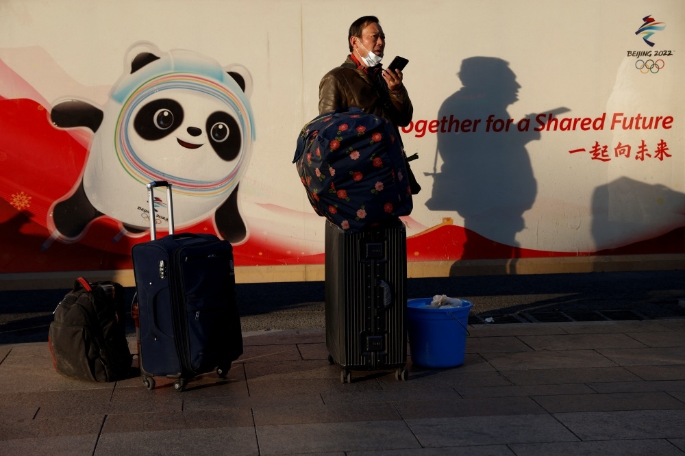冬奥开幕在即，北京却出现Omicron确诊病例。（汤森路透）(photo:UpMedia)