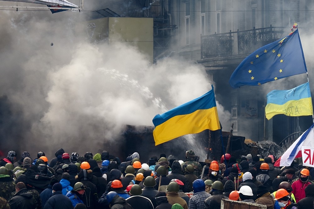 乌克兰在独立后，没有找到适合的国际关系路线图，最终导致当下饱受战争威胁的困境。（维基百科）(photo:UpMedia)