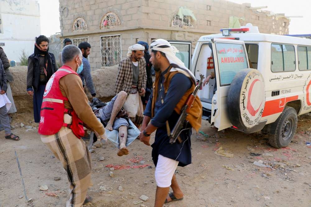 葉門一處監獄遭到沙烏地空襲造成70多人喪命。（湯森路透）