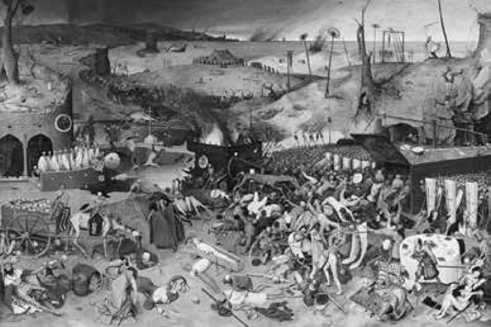十六世紀藝術家對黑死病的描繪（麥田出版提供）
